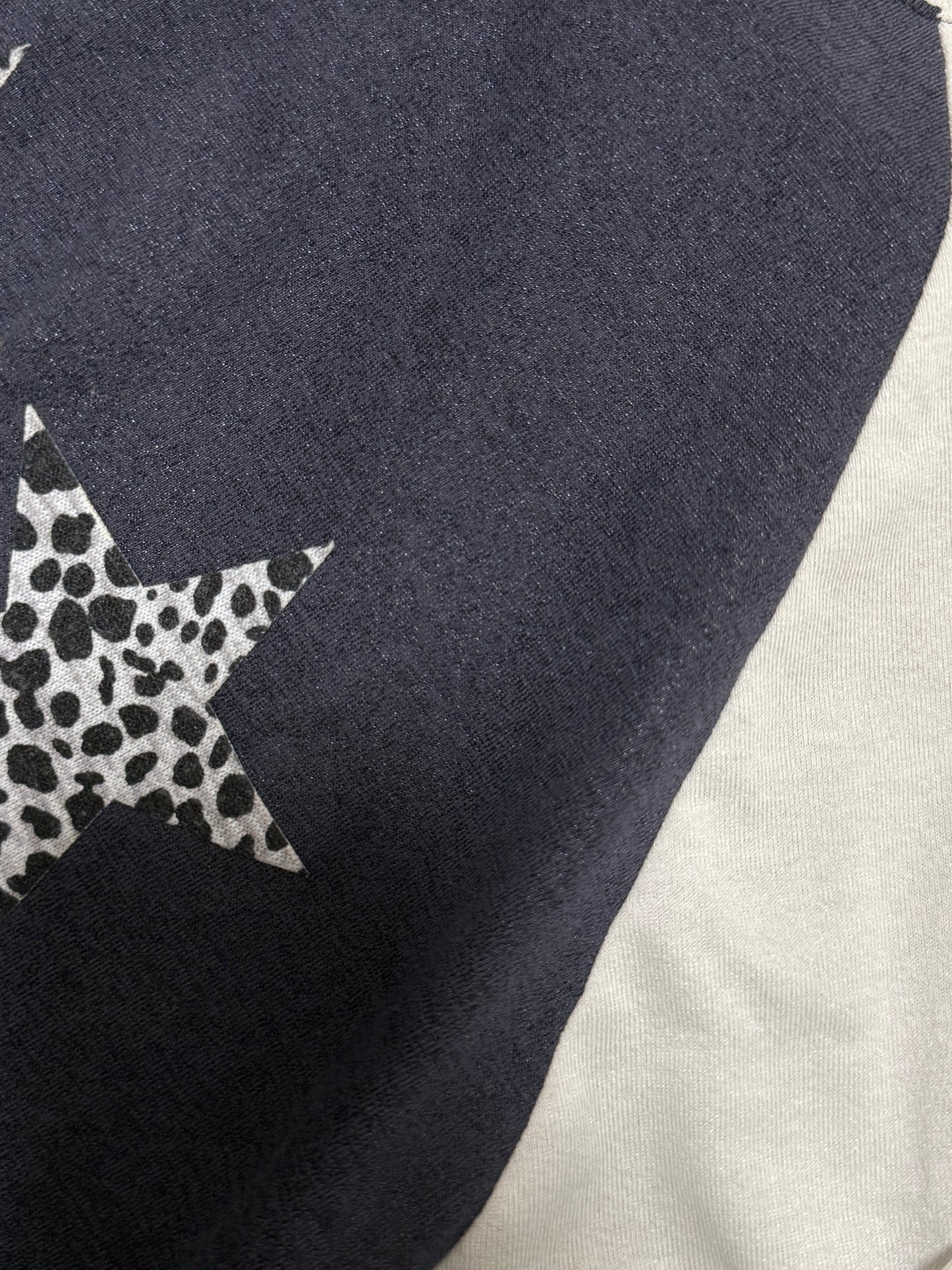 Leopard Star Raglan Long Sleeve