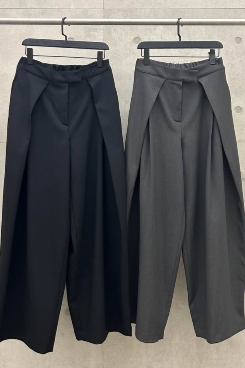 Unisex Drapey Wide-leg Trousers
