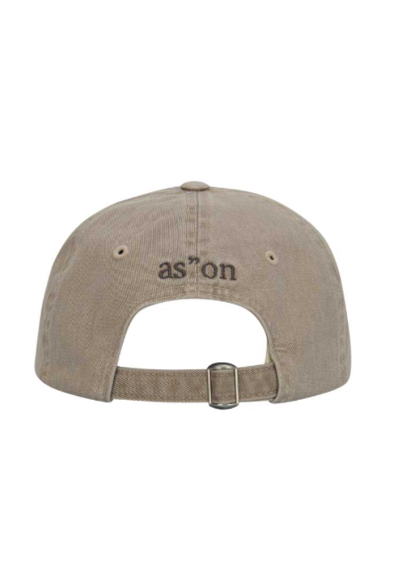【as'' on】PATCH BALL CAP | Beige