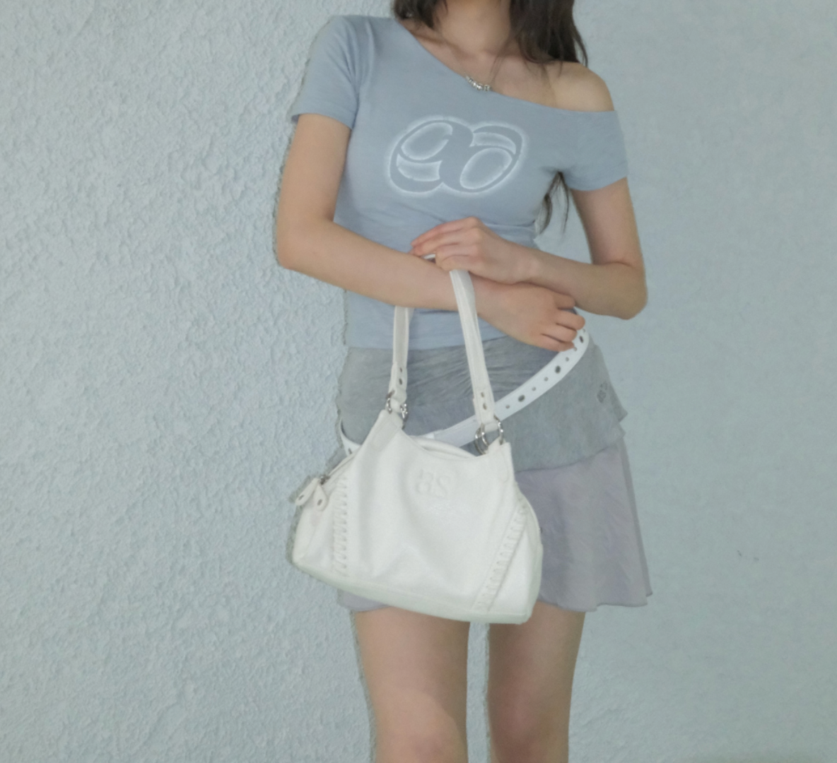 【as'' on】BONITA MINI BAG | White