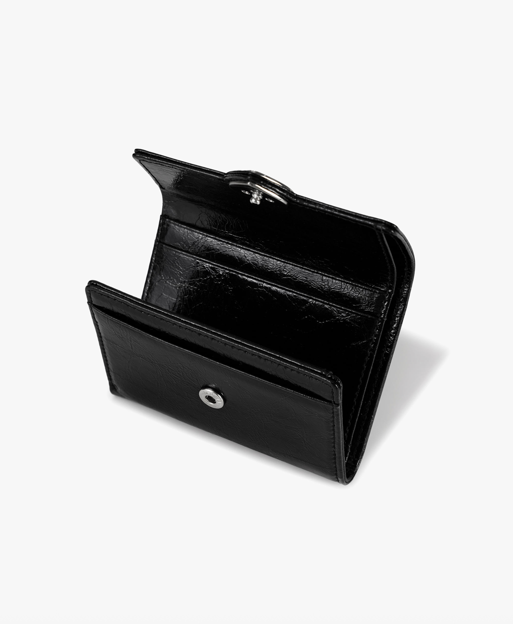 【fennec】HEARTY FLAP WALLET | Black