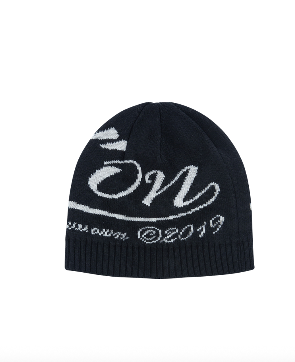 【as'' on】CREW BEANIE | Black