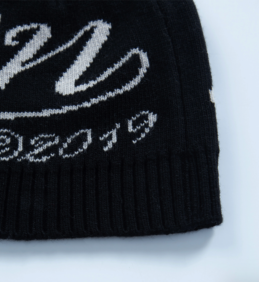 【as'' on】CREW BEANIE | Black