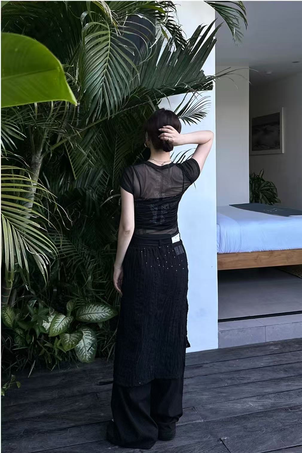 十字架透視上衣 Cross See-through Top