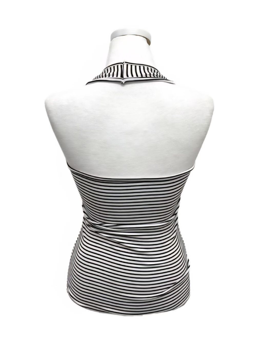 Stripped Halter Neck Top