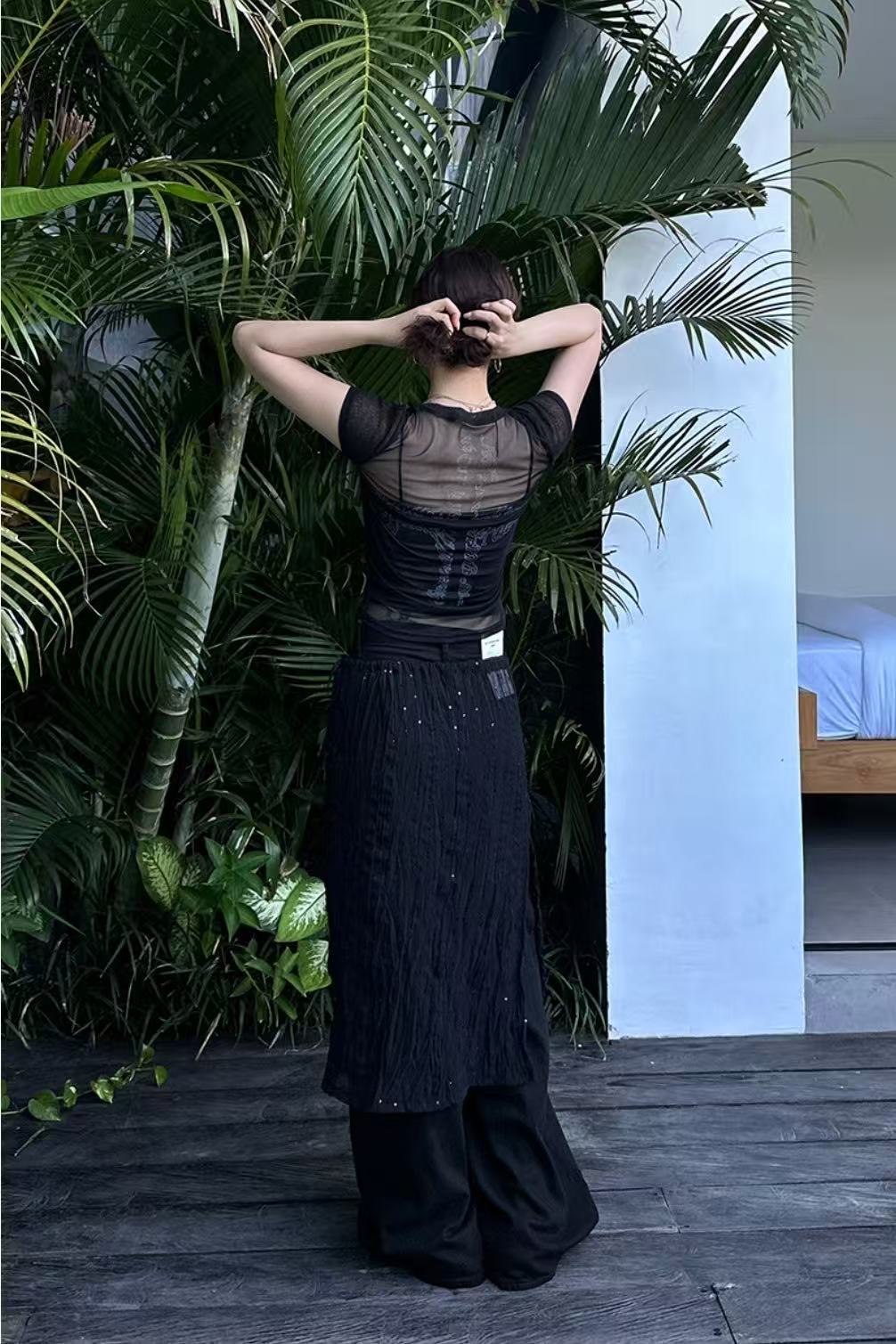 十字架透視上衣 Cross See-through Top