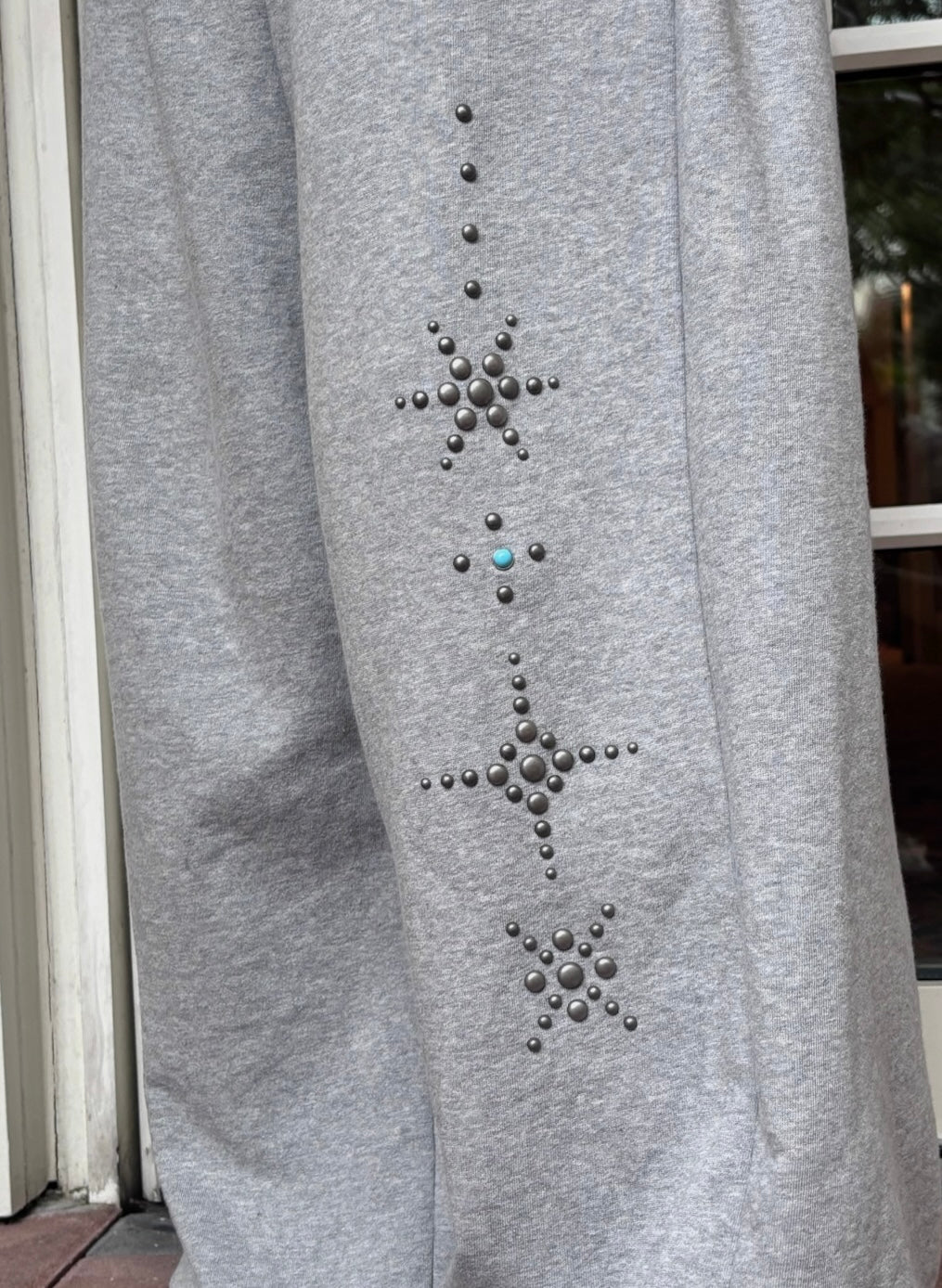Y2K 珠珠重磅棉褲 Y2K Beaded Cotton Pants