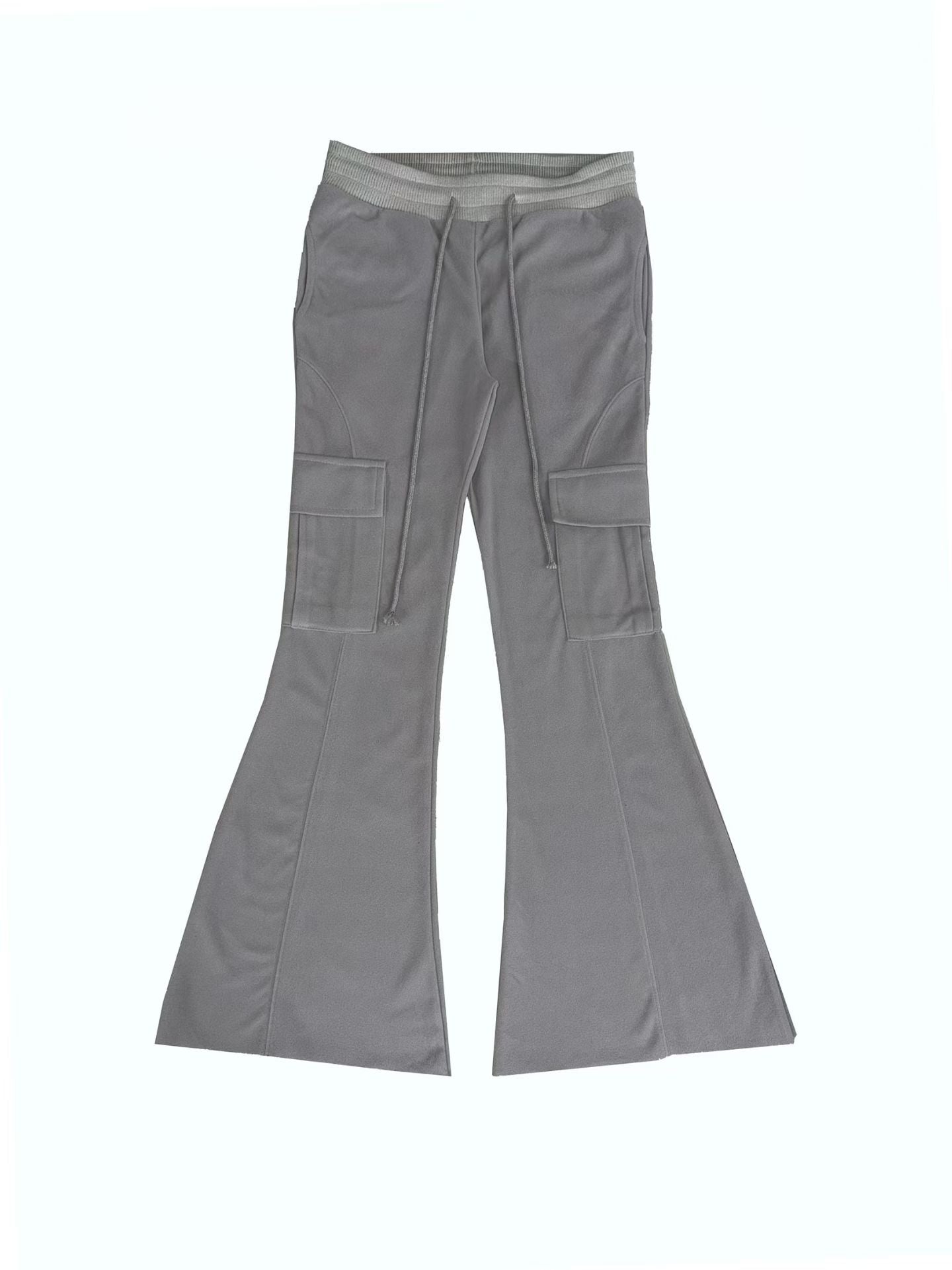 Colour-block Flare Pants