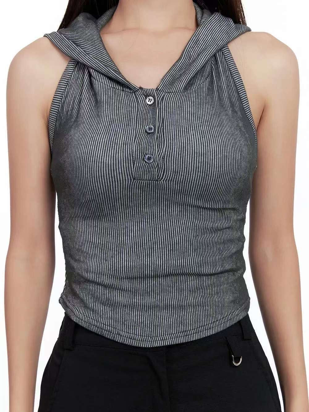 透氣連帽背心 Hooded Vest