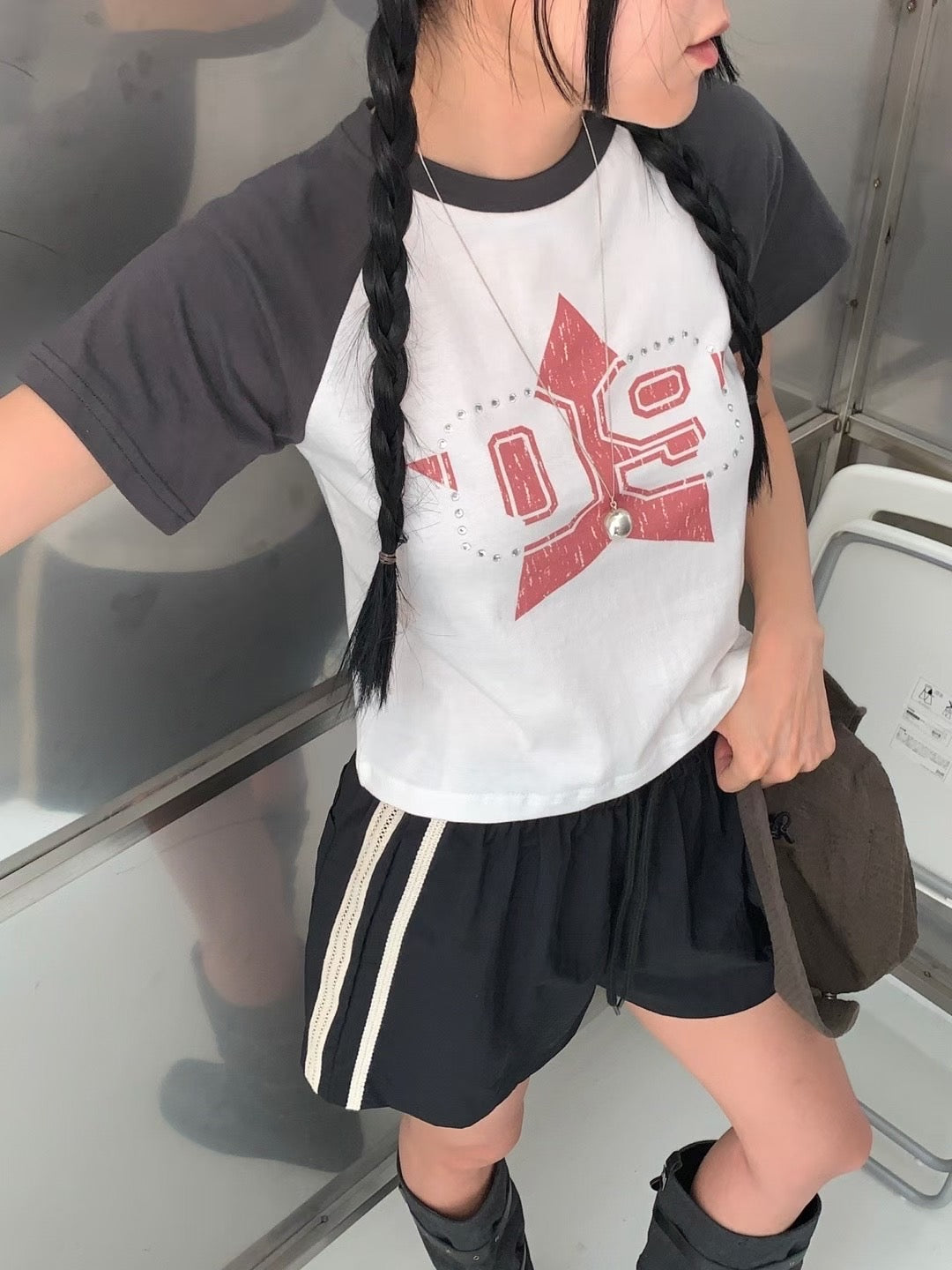 09 星星牛角短袖上衣 09 Star Raglan Short-sleeves