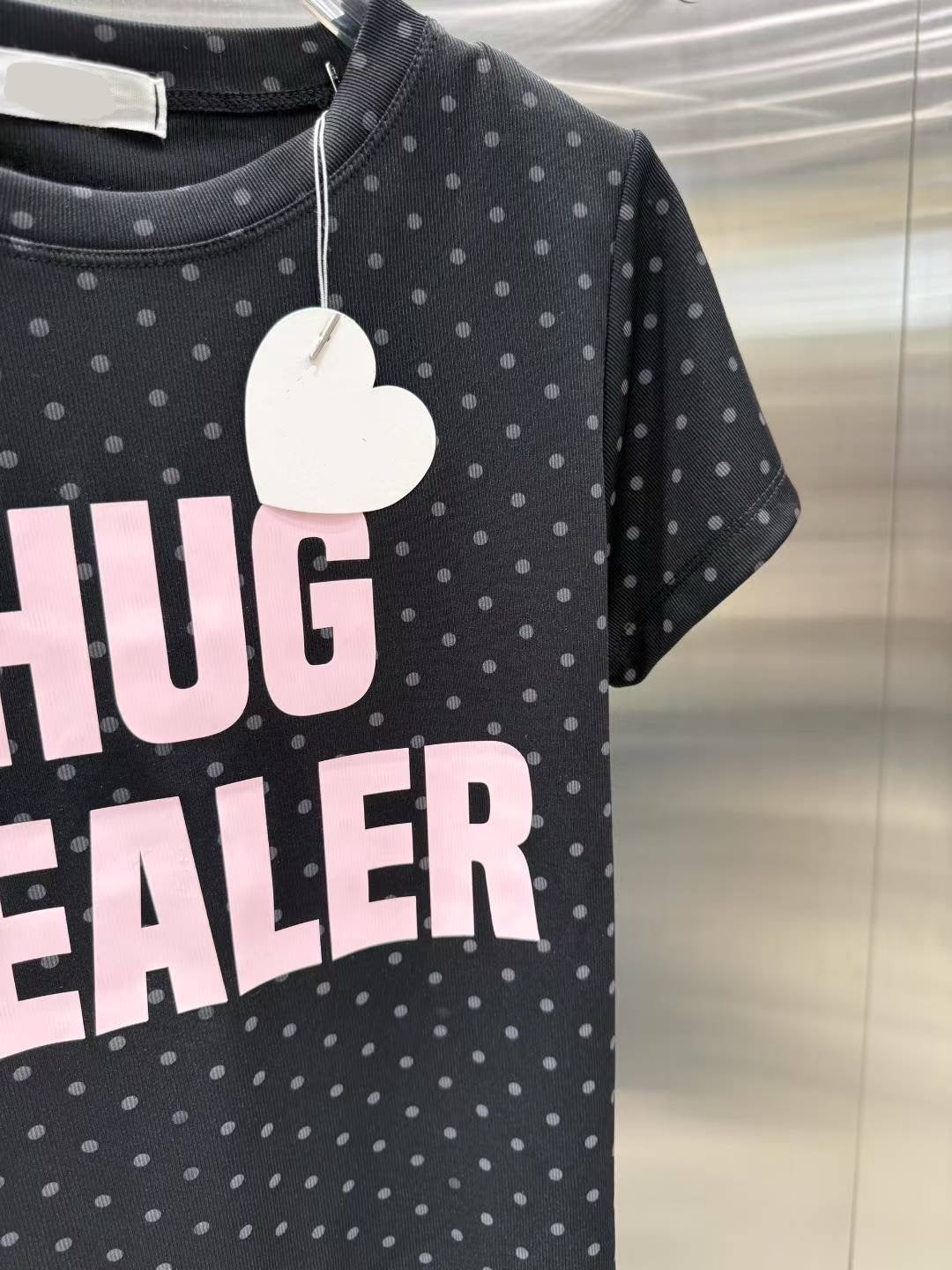 HUG HEALER 波點短袖上衣 HUG HEALER Polka Dot Short-sleeved T-shirt