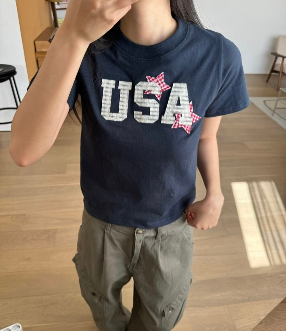 USA 星星短袖T-shirt USA Star T-shirt