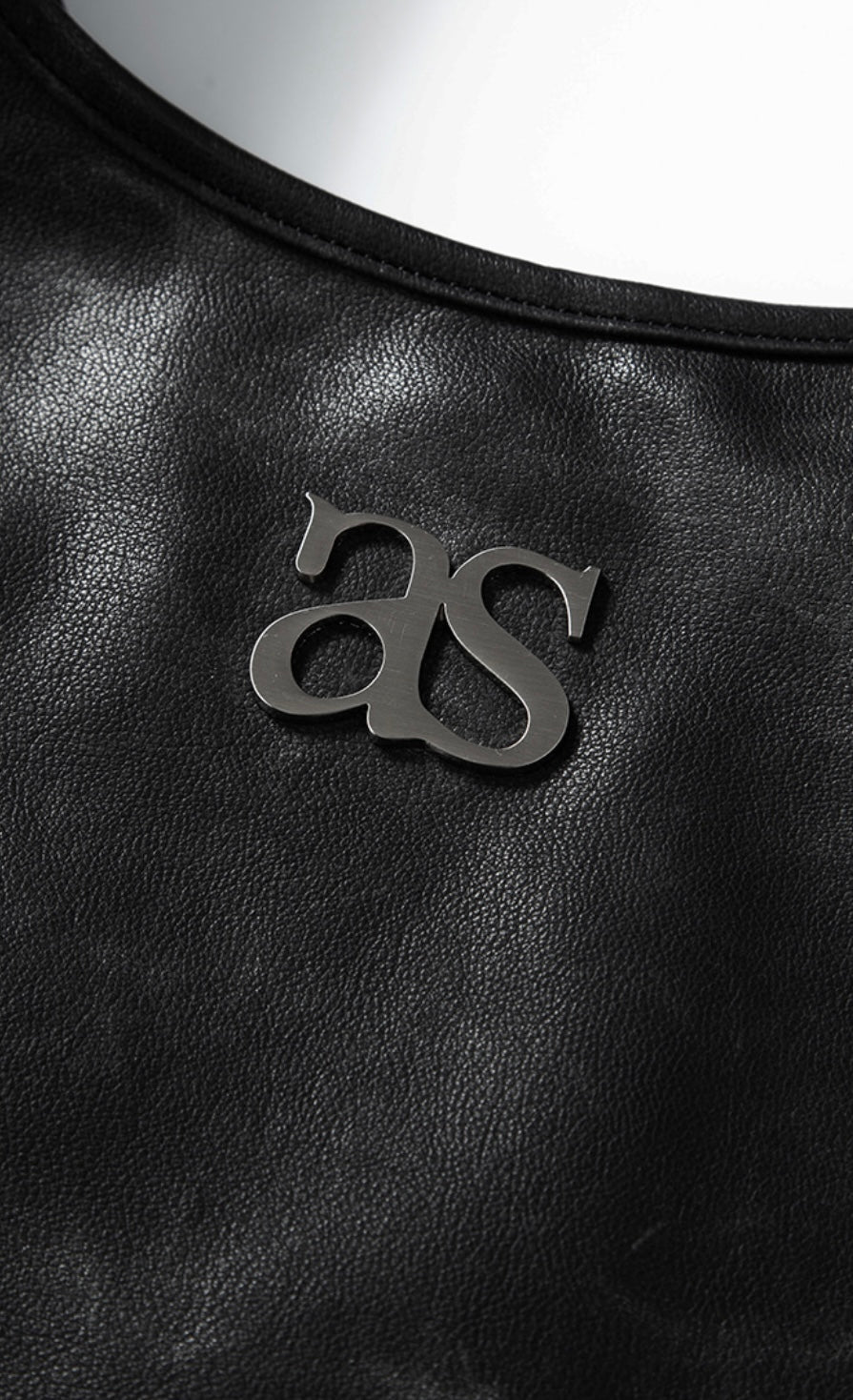 【as'' on】RICKY SHOULDER BAG | Crack Black