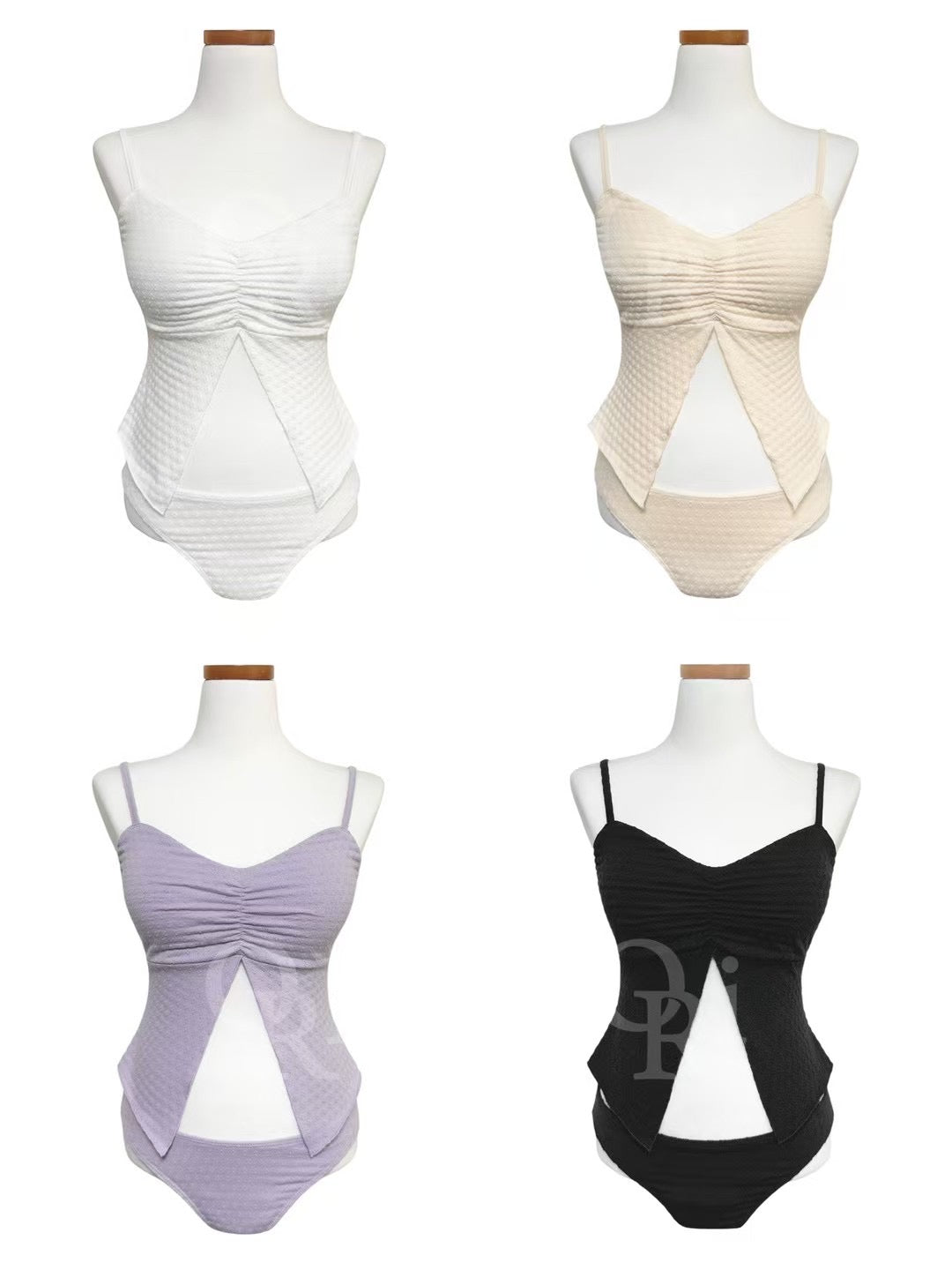 Ruched Cut-out Swimsuit