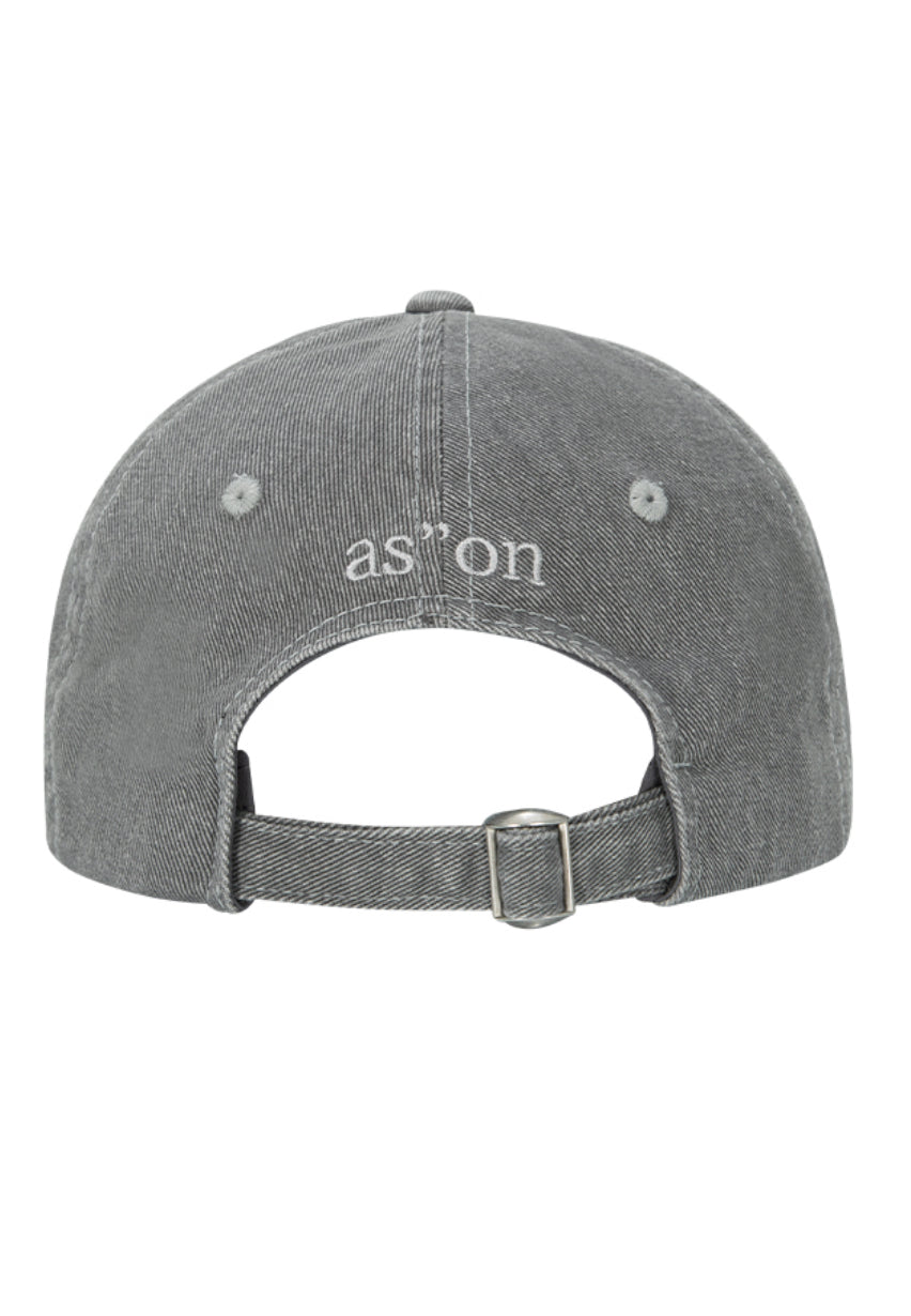 【as'' on】PATCH BALL CAP | Grey