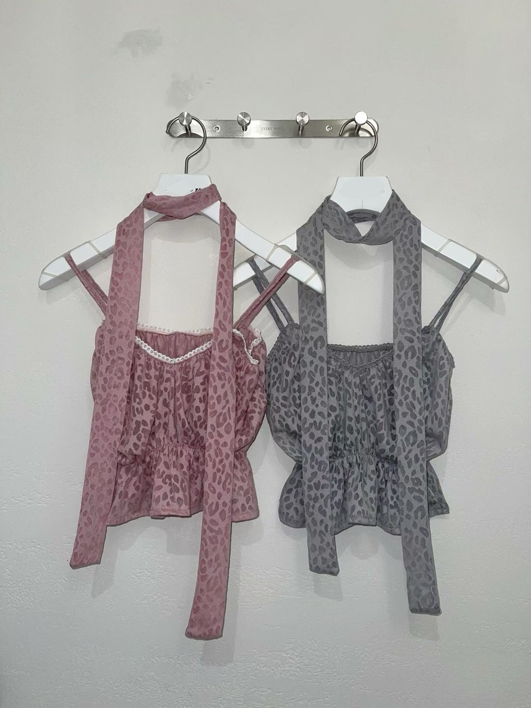 豹紋掛頸背心 Leopard Halter Neck Camisole