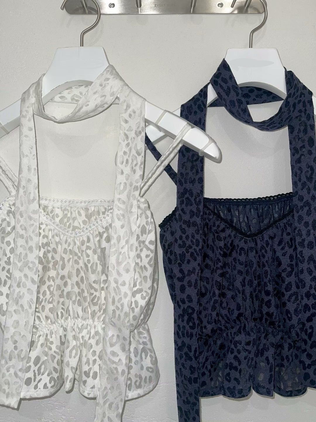 豹紋掛頸背心 Leopard Halter Neck Camisole