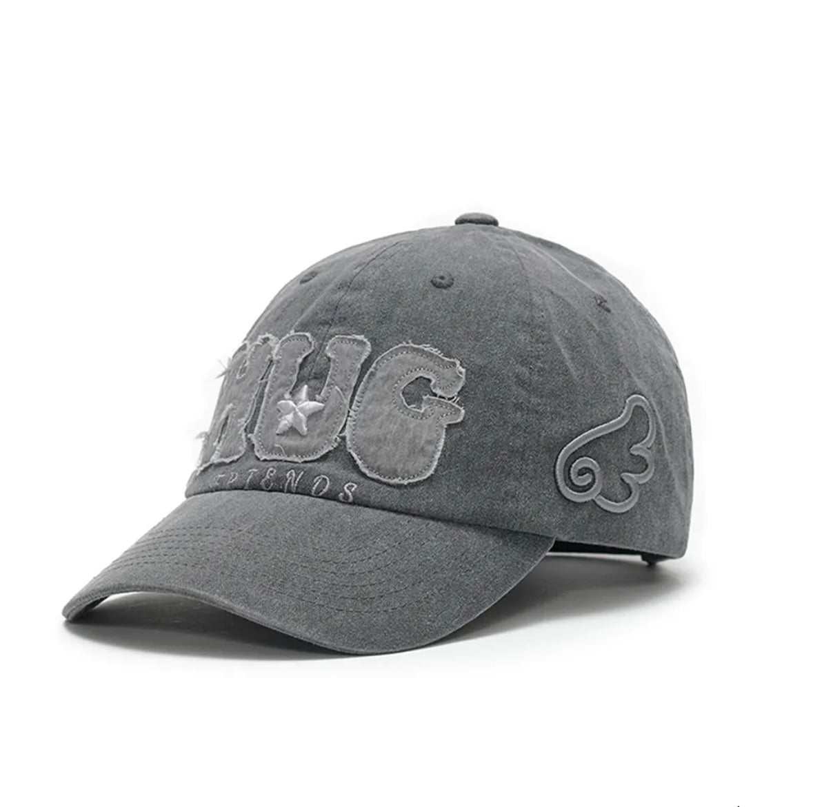 【HUG YOUR SKIN】Hug Friends Cap | Charcoal