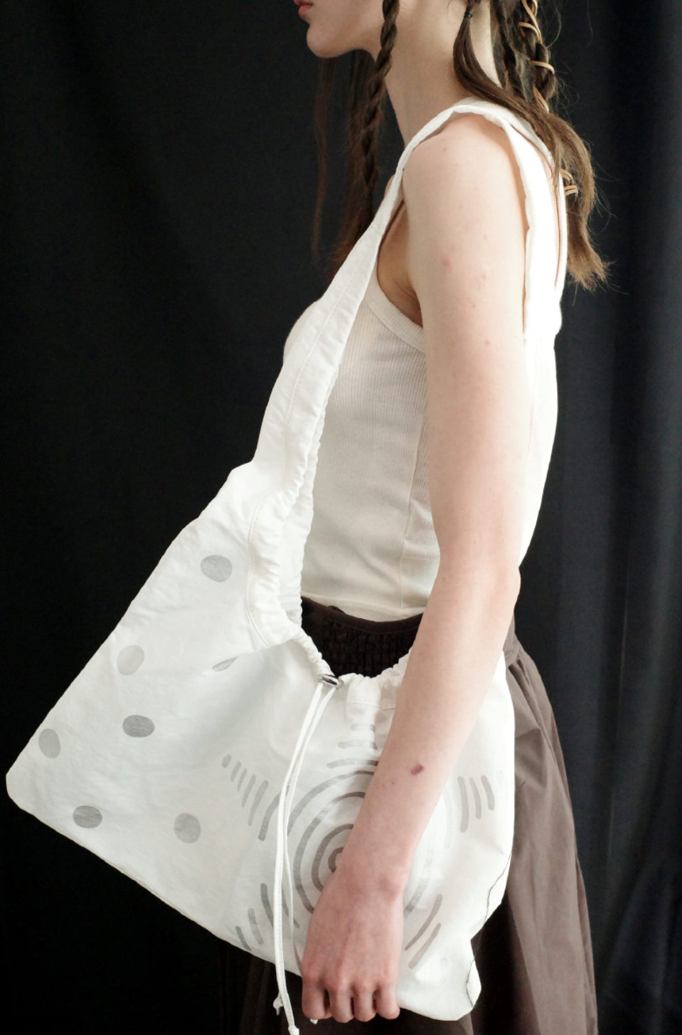 【FILLINTHEBLANK】STANCE PACKABLE MULI BAG | White