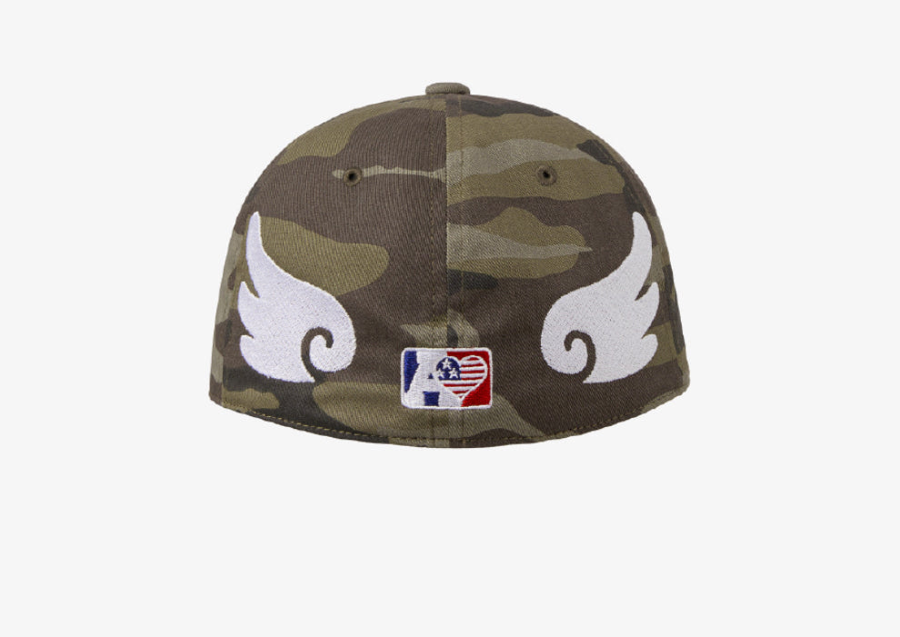 【AEAE】AE SYMBOL ANGEL WING CAP | Camo