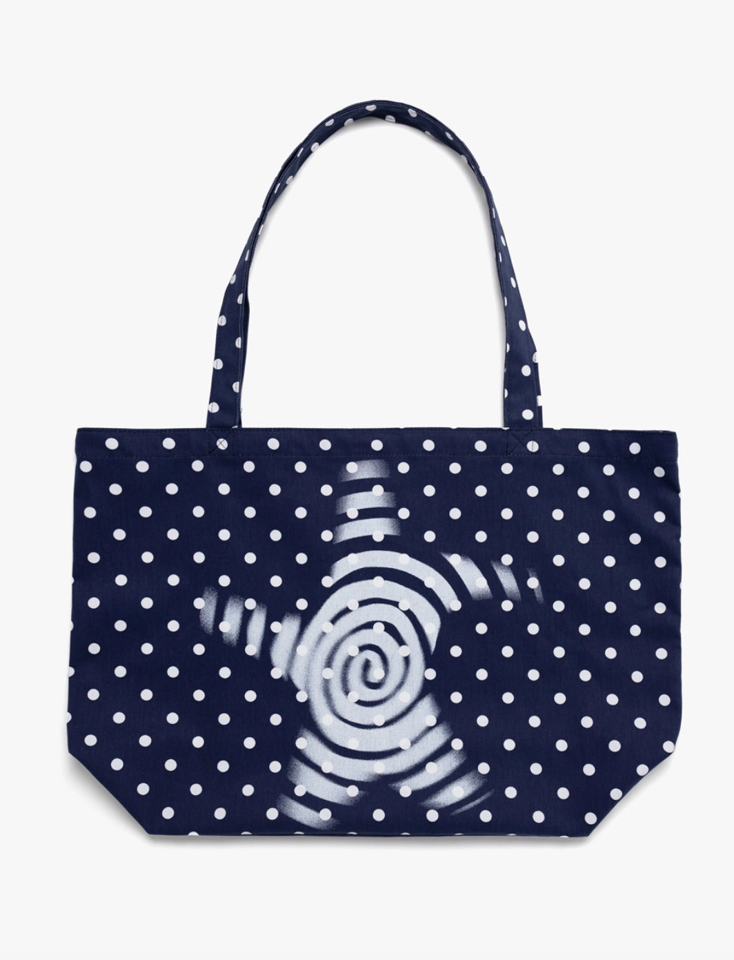 【WEBHOUSE】Twister Star Tote Bag | Navy