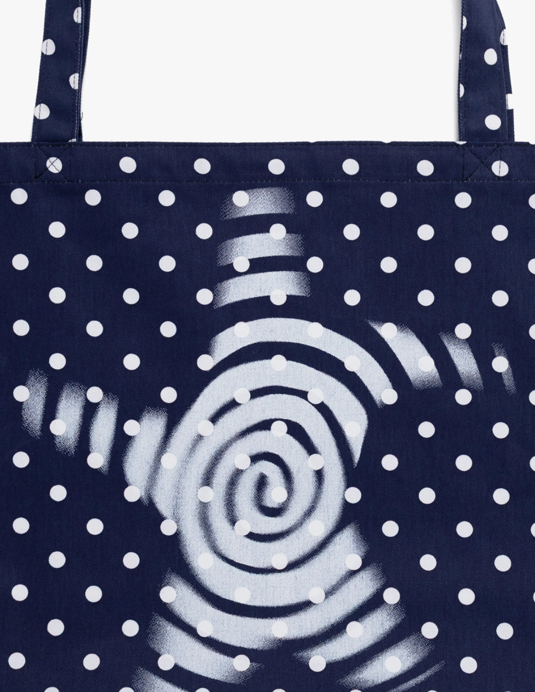 【WEBHOUSE】Twister Star Tote Bag | Navy