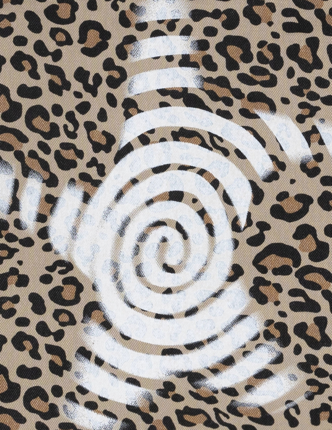 【WEBHOUSE】Twister Star Tote Bag | Leopard