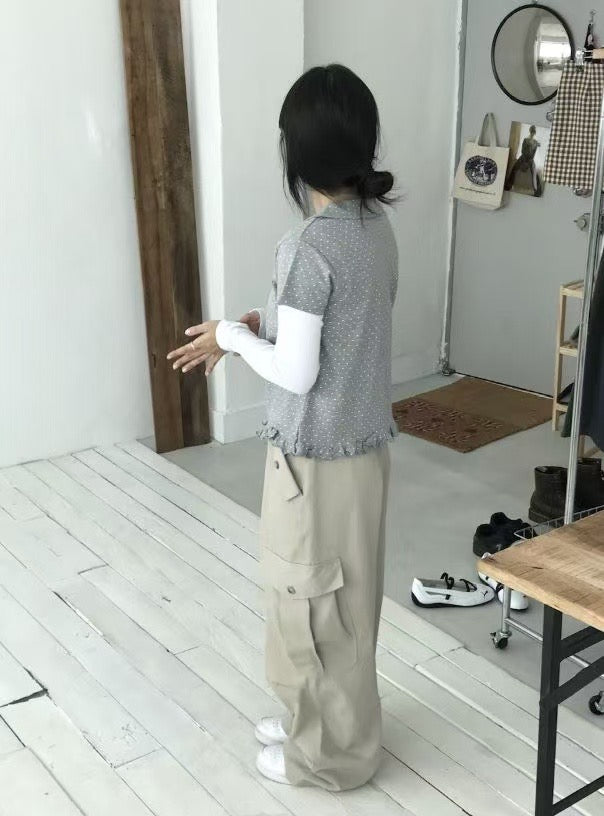 娃娃領波點短袖 Polka Dot Doll Short-sleeves
