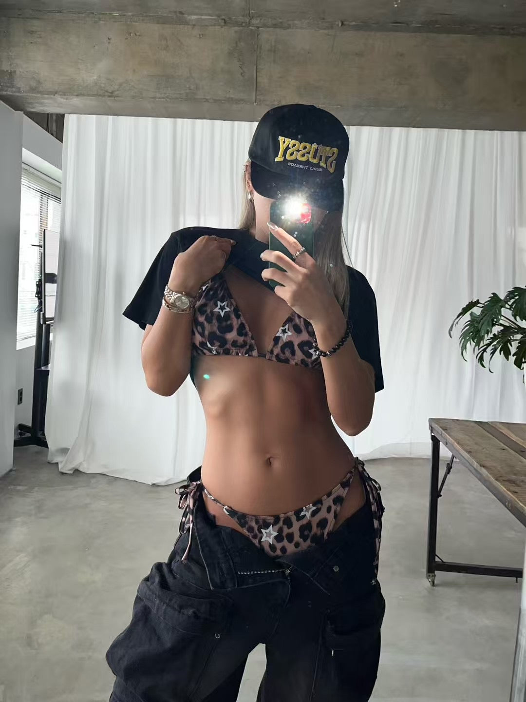 Star Leopard Bikini Set