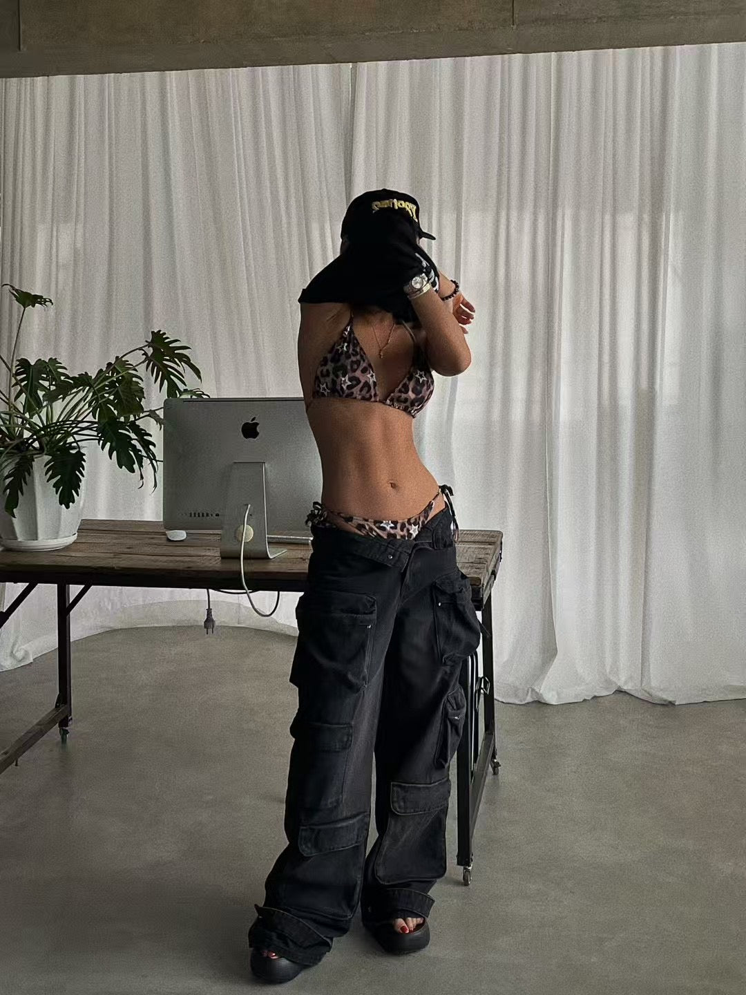Star Leopard Bikini Set
