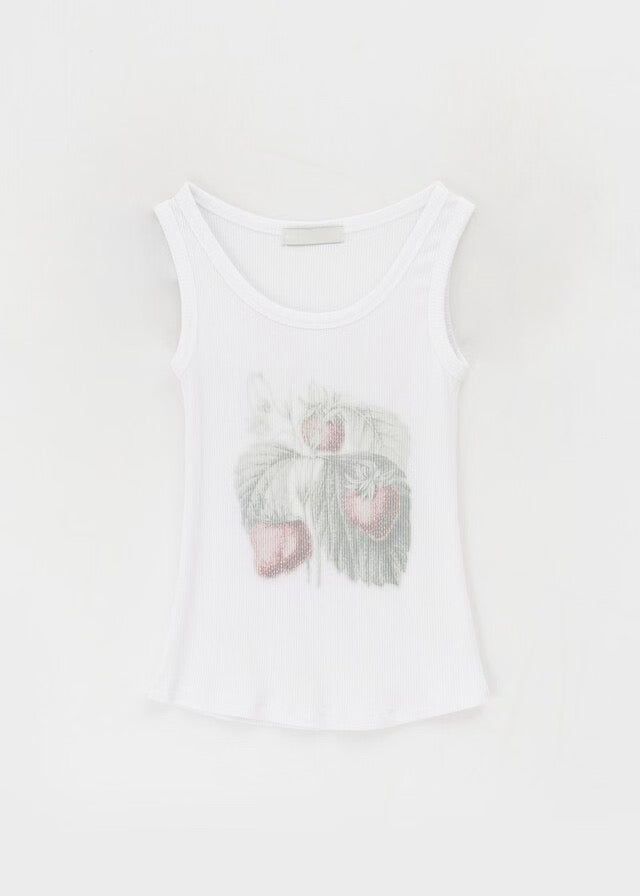 Fruit-printed Tank Top