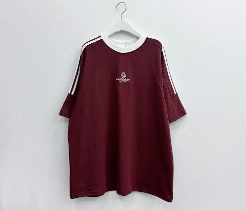 韓系三間拼色短袖 Three-stripes T-shirt