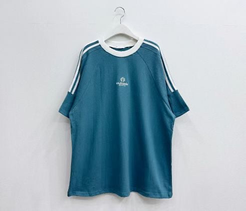 韓系三間拼色短袖 Three-stripes T-shirt