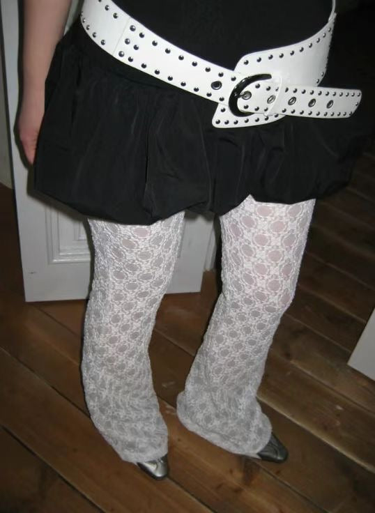 蕾絲喇叭長褲 Lace Bell Pants