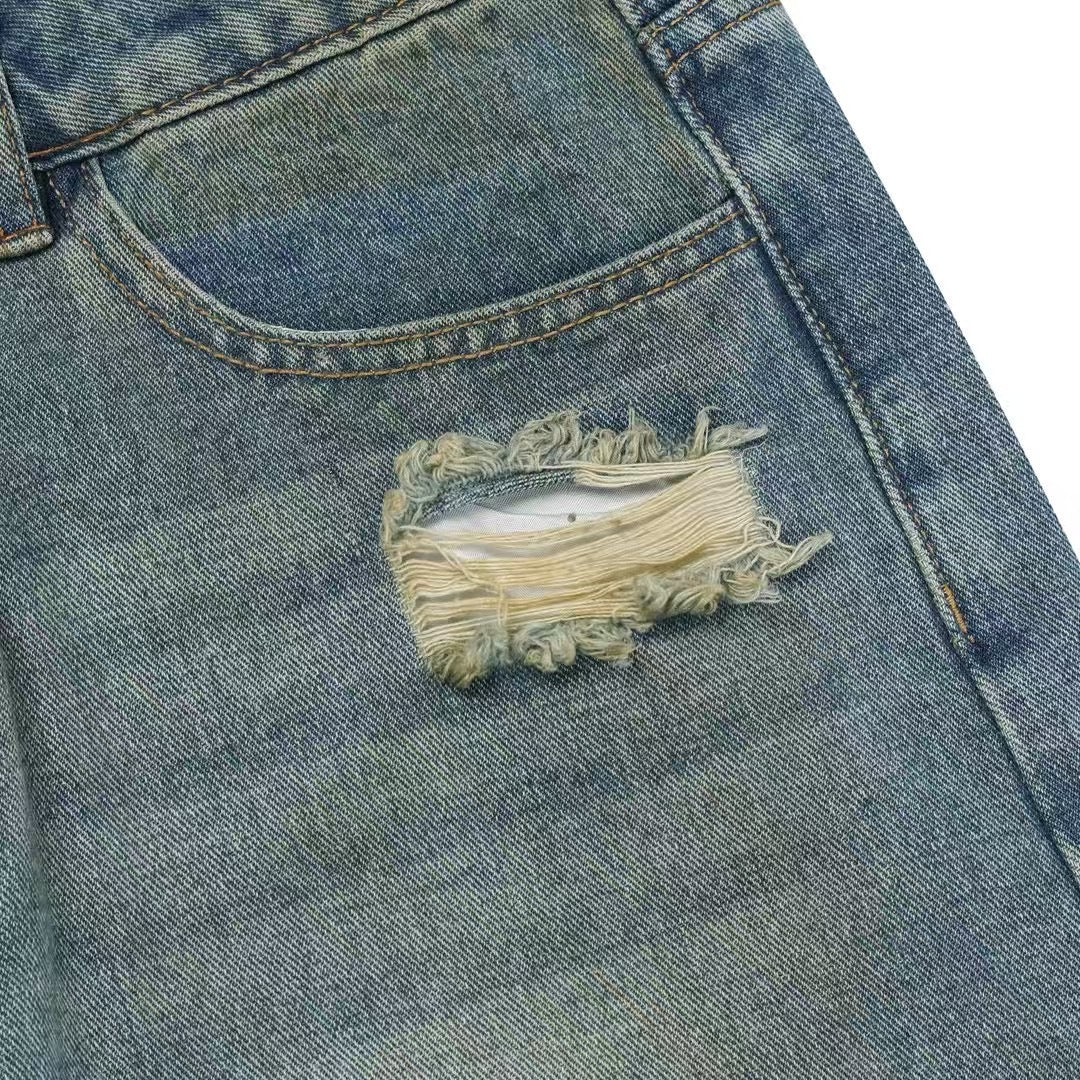Washed Midi Demin Jeans 洗水五分牛仔褲