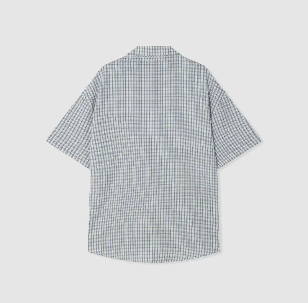 日常格仔短袖襯衫 Daily Checkered Short Sleeved Shirt