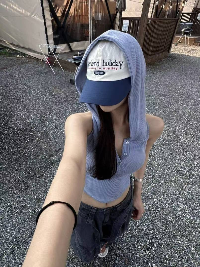 透氣連帽背心 Hooded Vest