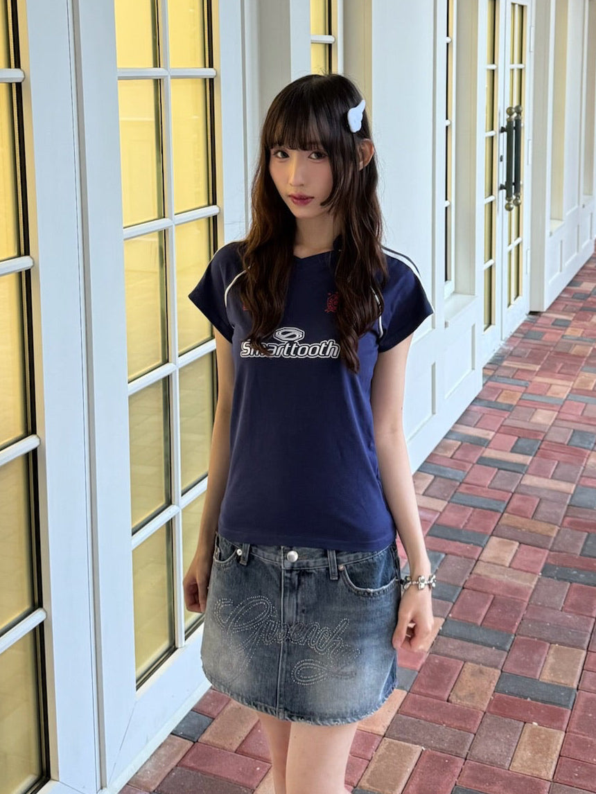 運動風貼身短袖上衣 Sporty Crop Top