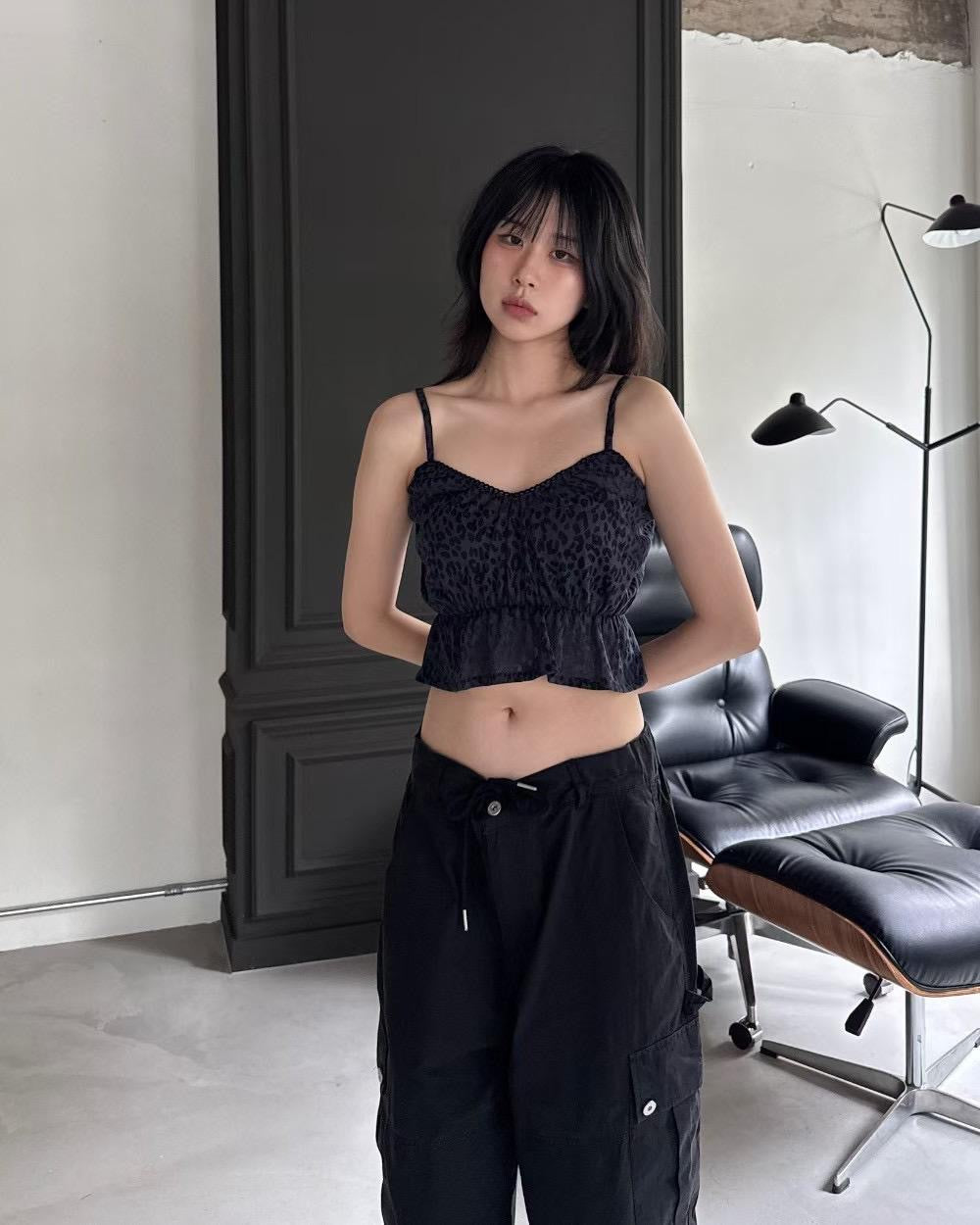豹紋掛頸背心 Leopard Halter Neck Camisole
