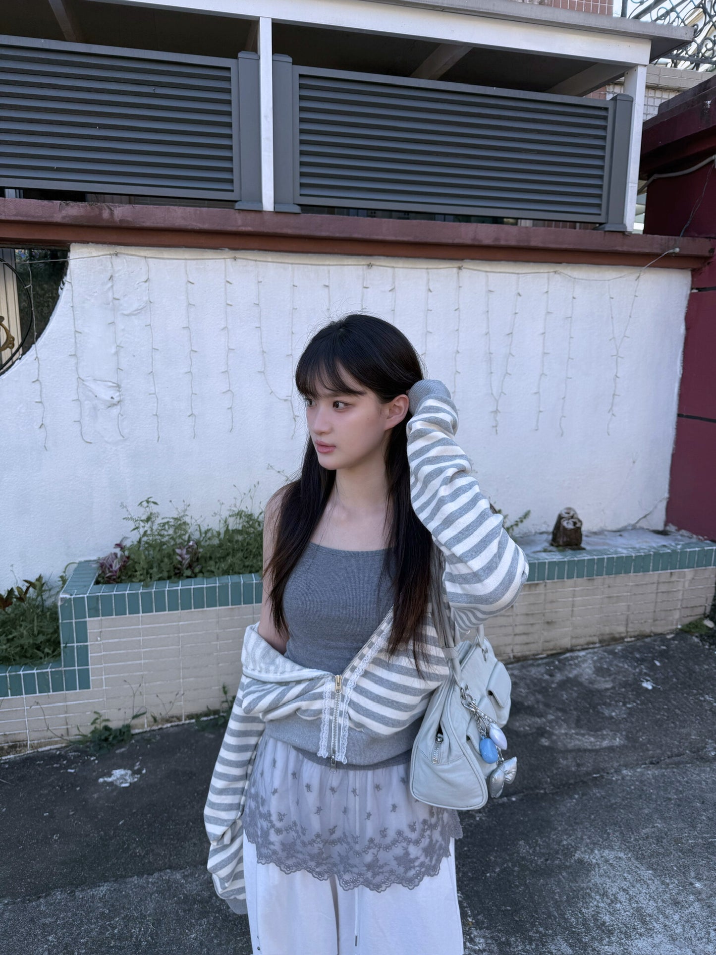 暗花層次背心裙 Flower Layer Sundress