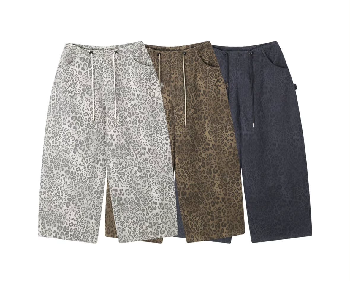 Leopard Baggy Pants