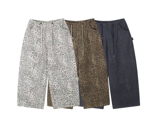 Leopard Baggy Pants