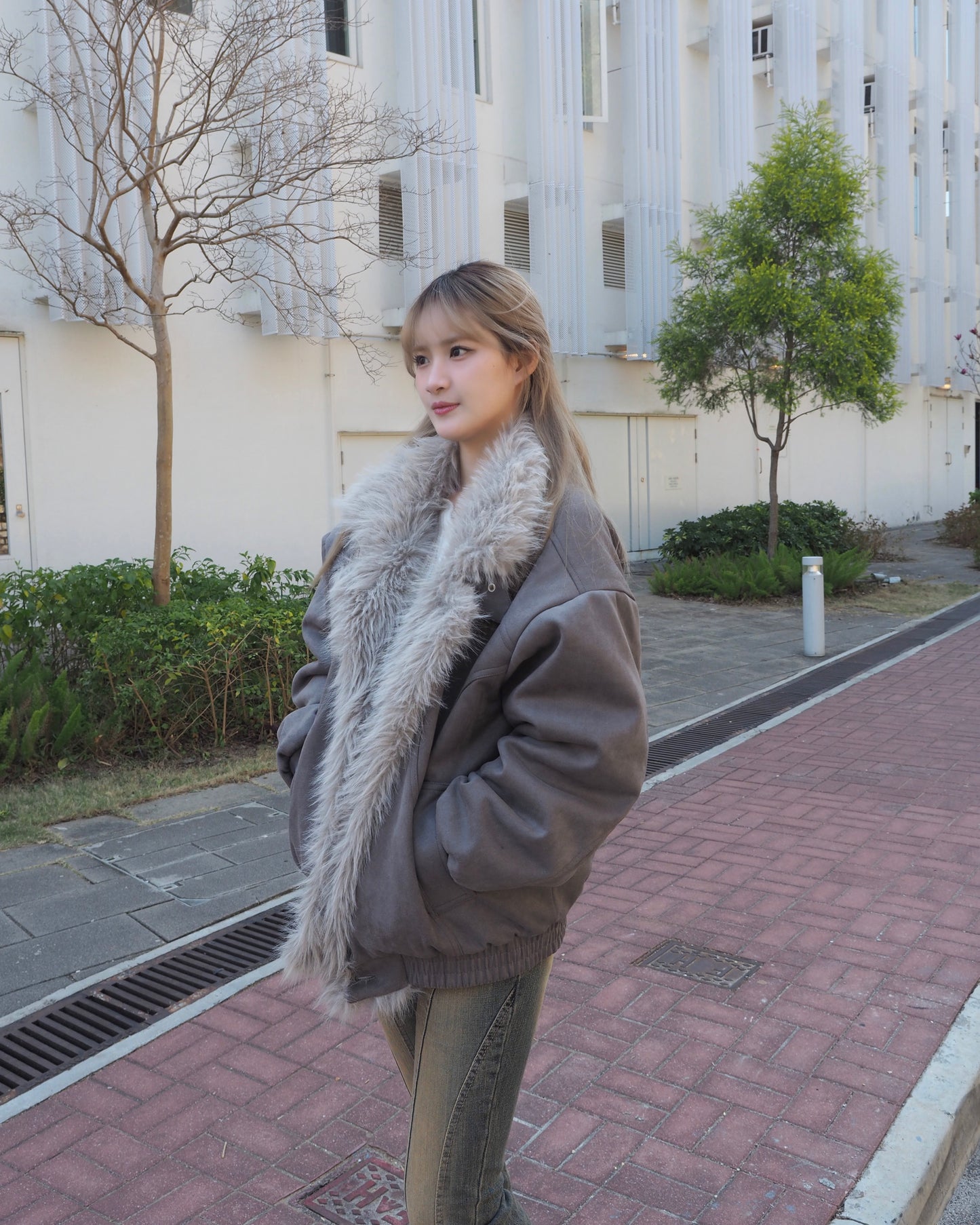Raccoon High Neck Jacket