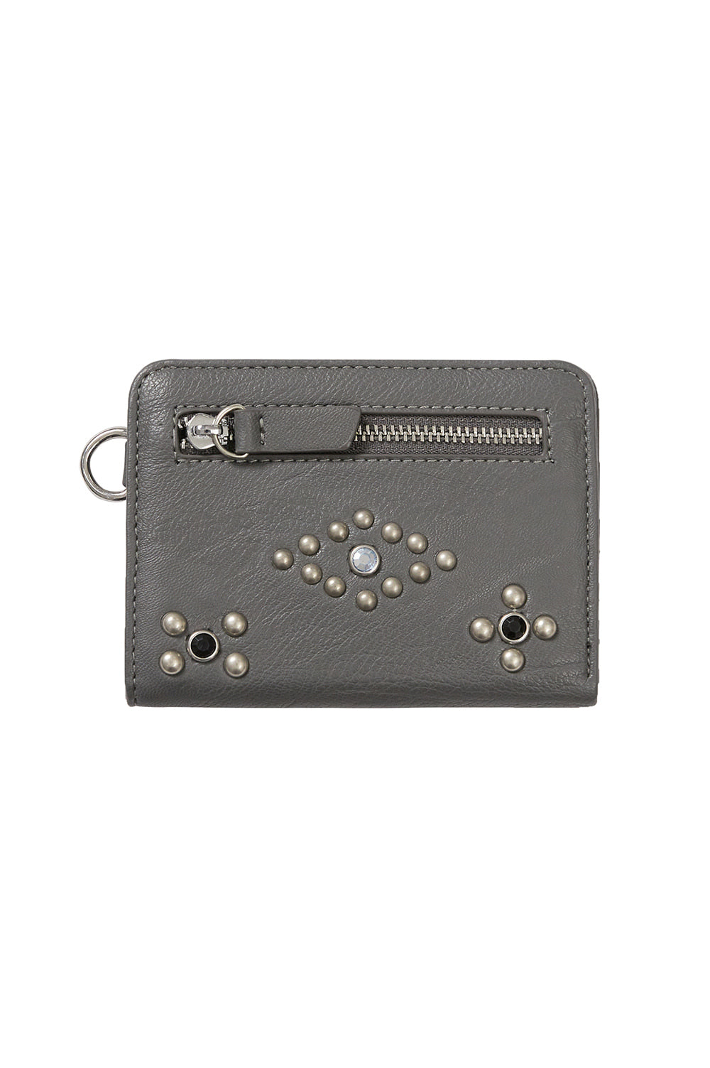 【ILLIGO】Stud Cross Ring Armour | Charcoal