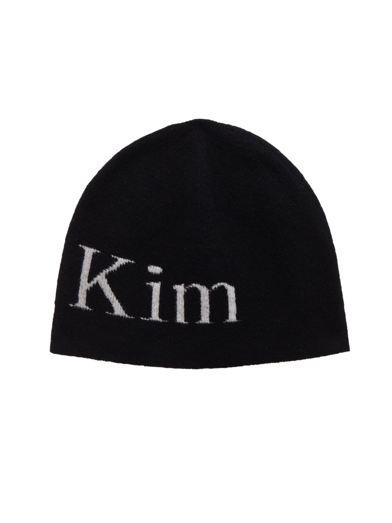 【Marin Kim】 LOGO JACQUARD SHORT BEANIE