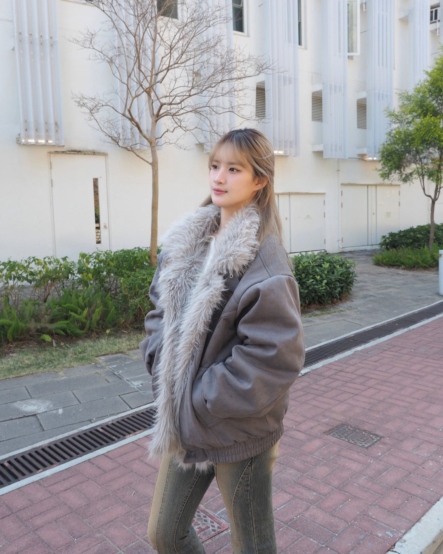 Raccoon High Neck Jacket