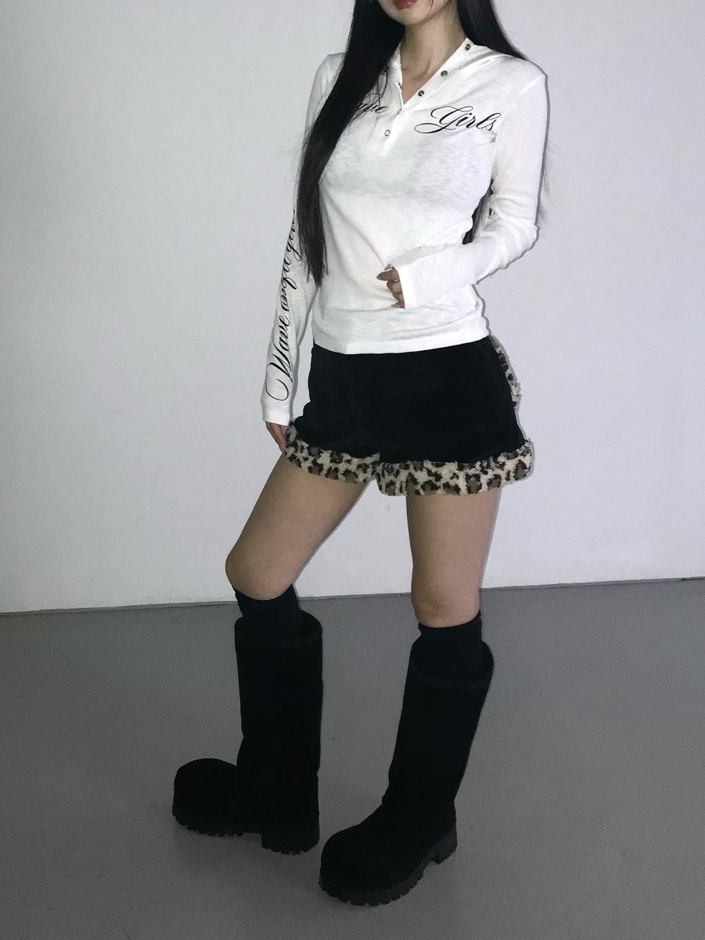 Winter Fur-heart Short