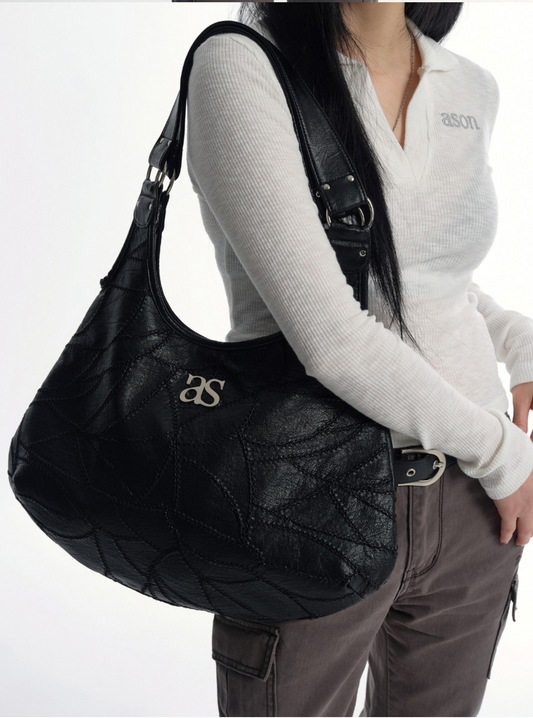 【as'' on】BECKY SHOULDER BAG | Black