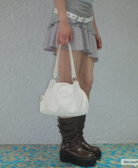 【as'' on】BONITA MINI BAG | White