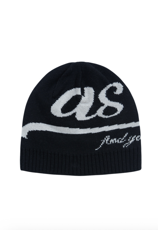 【as'' on】CREW BEANIE | Black